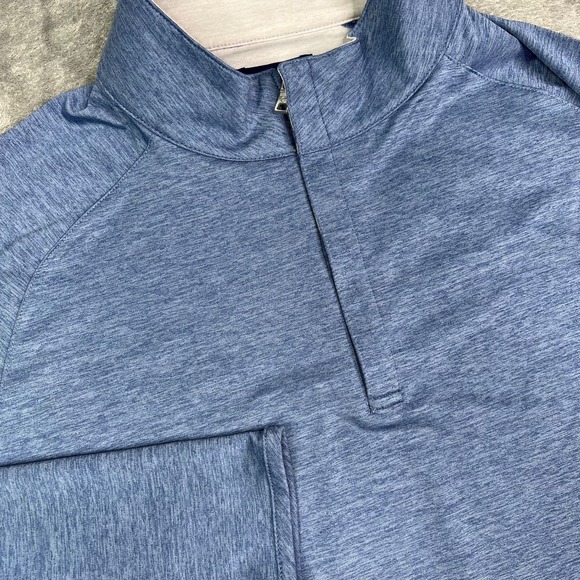 Peter Millar Other - Peter Millar Crown Crafted Pullover Men L Blue Stealth Frito Lay Quaker Logo New